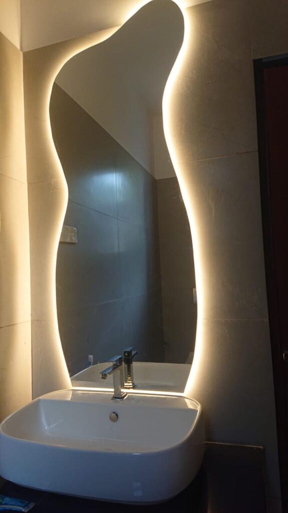 Frameless Abstract with LED