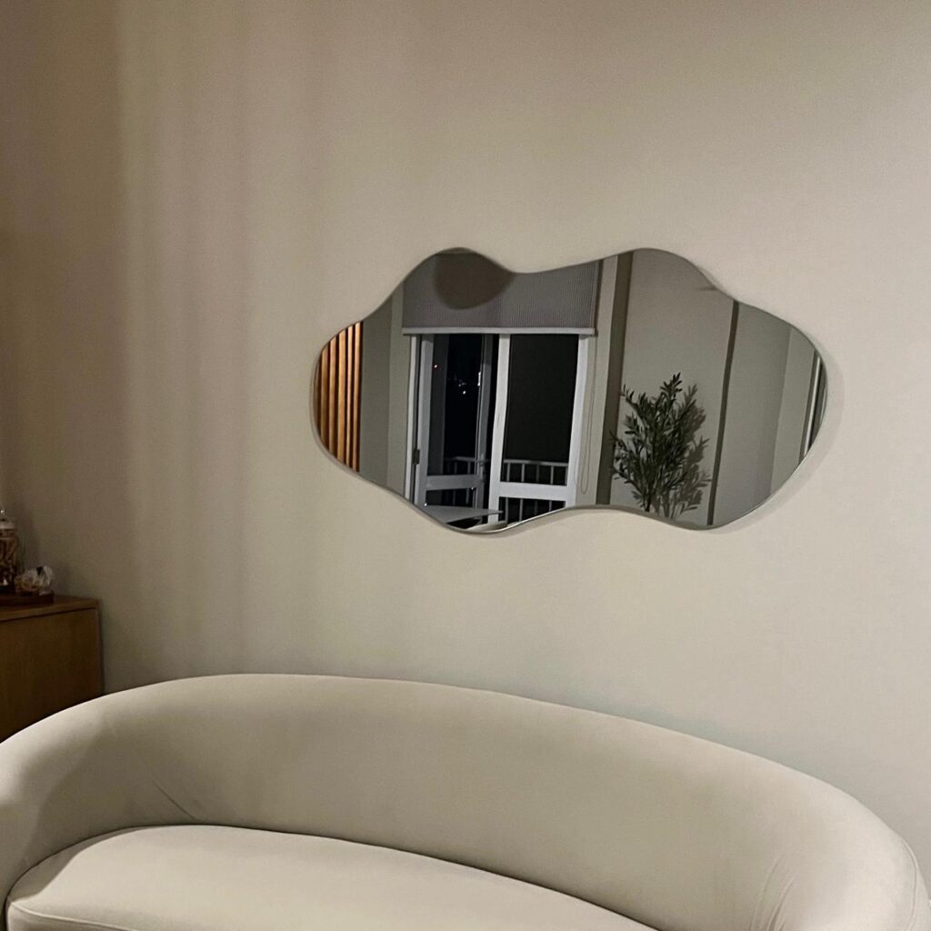 4x2 Feet Cloud Mirror Frameless