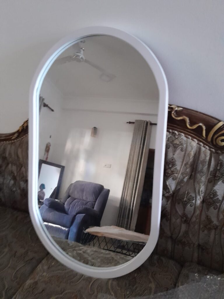 Wooden Capsule Mirror