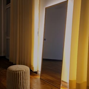 Rectangular Gold Mirror LED