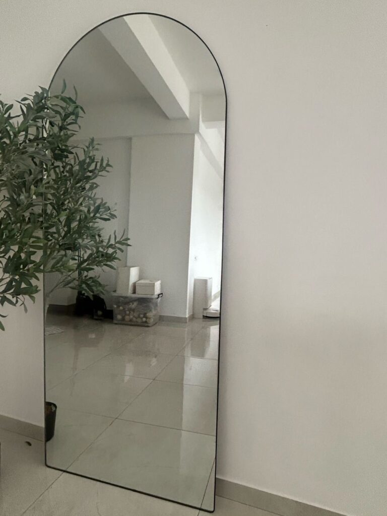 6x2 Feet Arch Mirror Thin Frame
