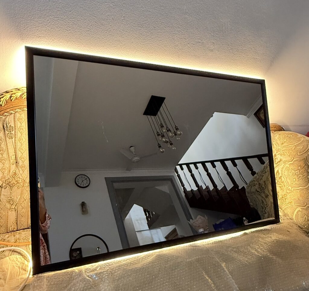 Rectangular Backlit Mirror 4x2 Feet