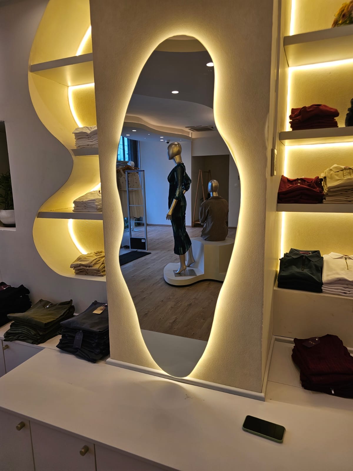 5x2 Feet Abstract Mirror Tavy